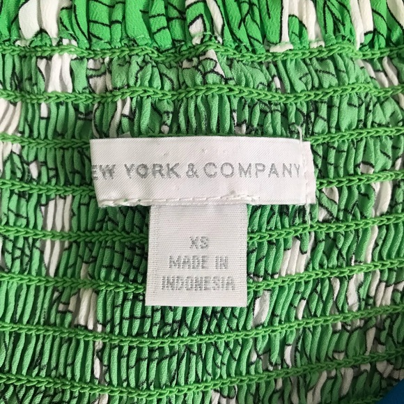 New York & Company Green Floral Chain Print Halter Sleeveless Maxi Dress Size XS - Picture 12 of 14